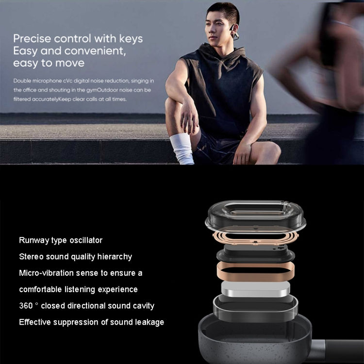 Miniatura: Auriculares originales Xiaomi Bone Conduction V5.2 Bluetooth IP66 Auriculares im