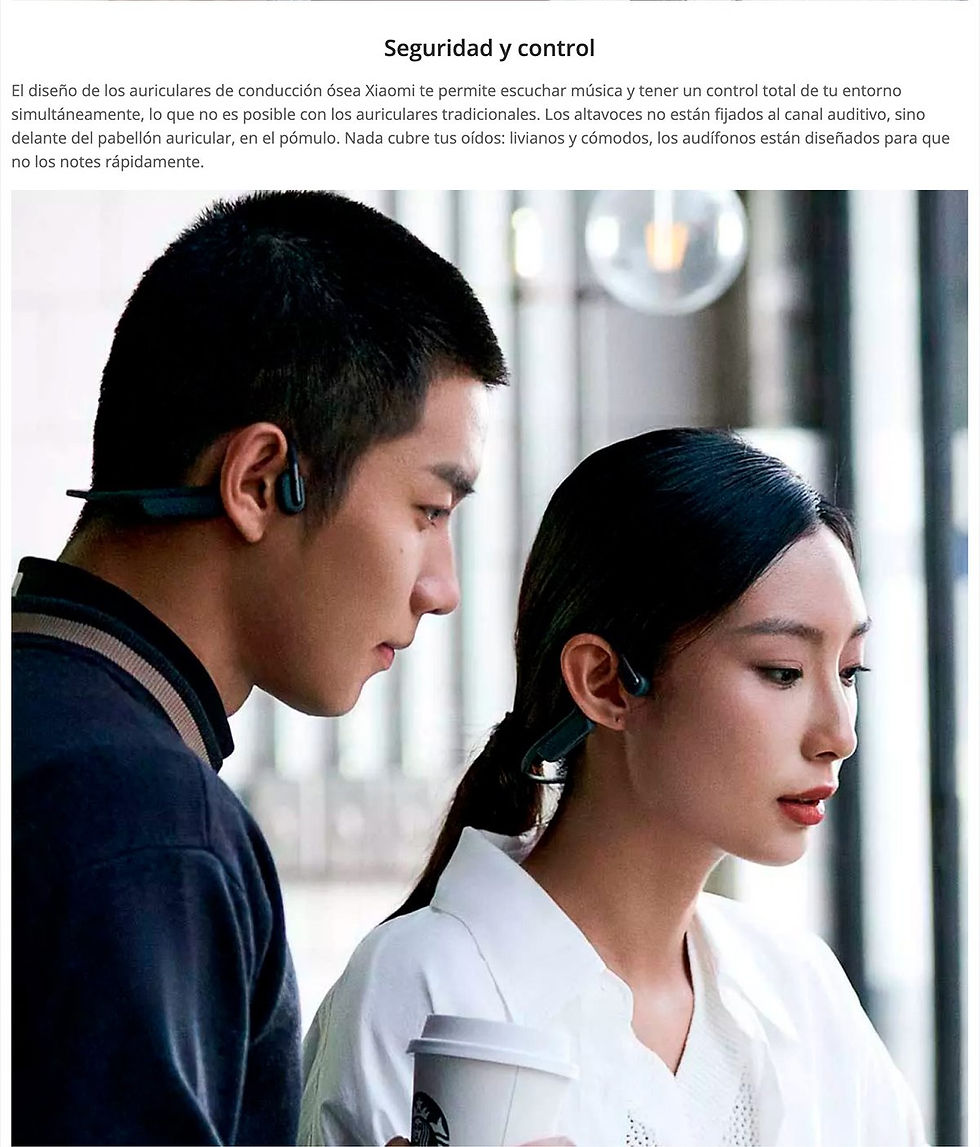 Miniatura: Auriculares originales Xiaomi Bone Conduction V5.2 Bluetooth IP66 Auriculares im