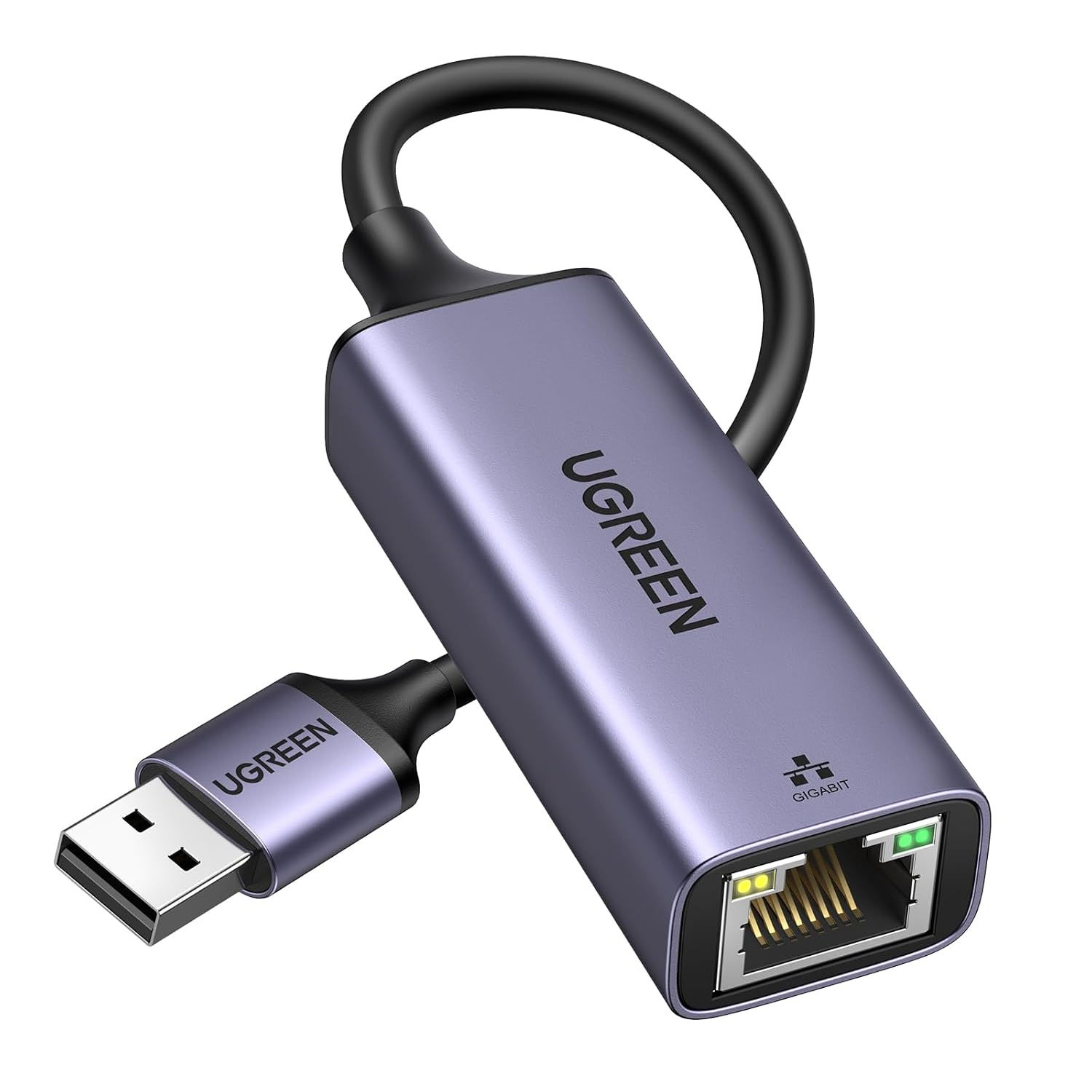 Adaptador Ethernet USB UGREEN de aluminio USB 3.0 a red Gigabit RJ45 LAN CM209