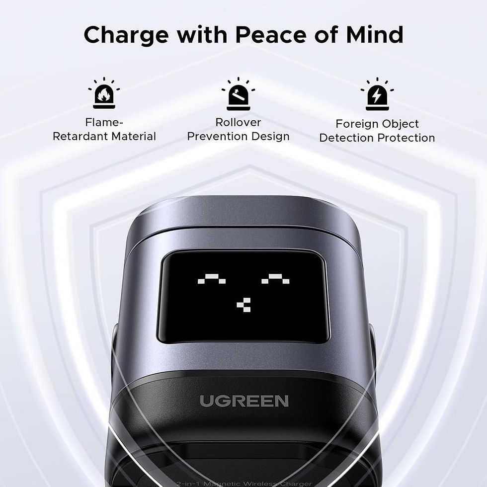 Miniatura: Cargador Magnético UGREEN 2 en 1 