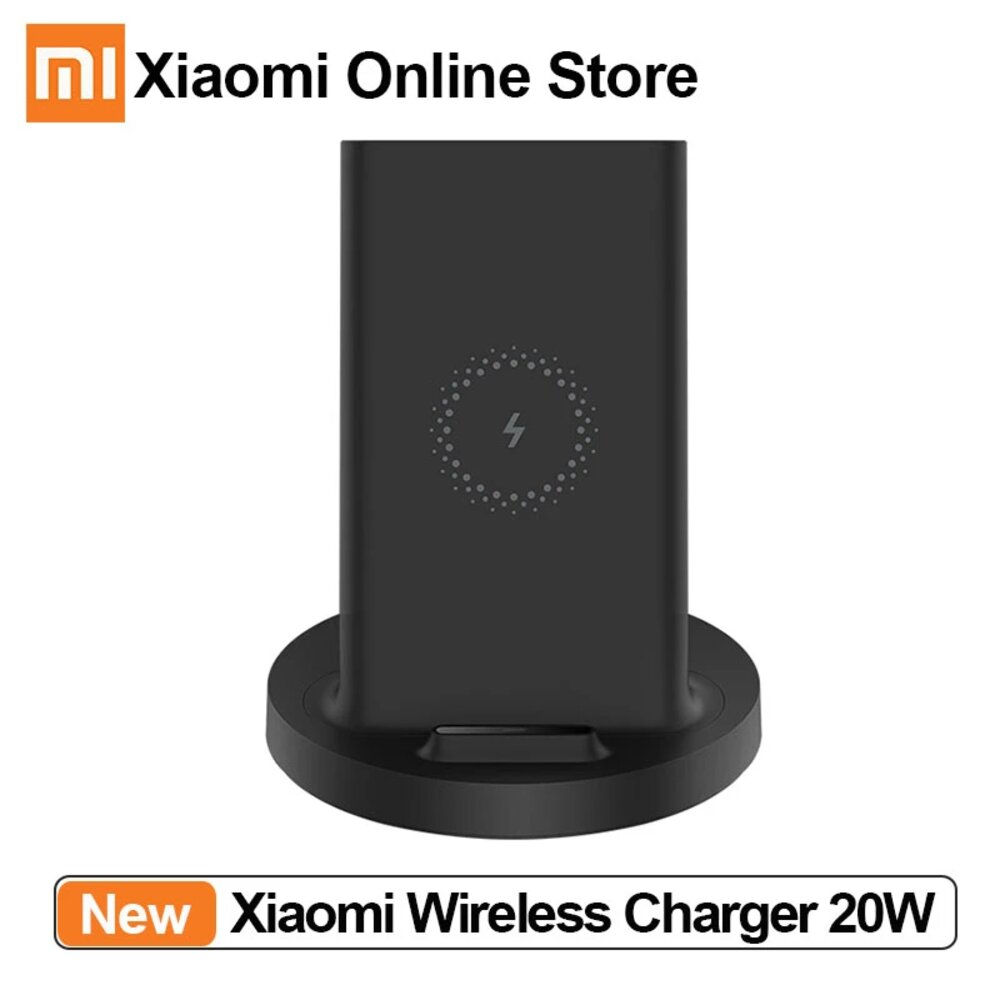 Xiaomi Cargador vertical Inalámbrico 20w, Mi Wireless Charging Stand