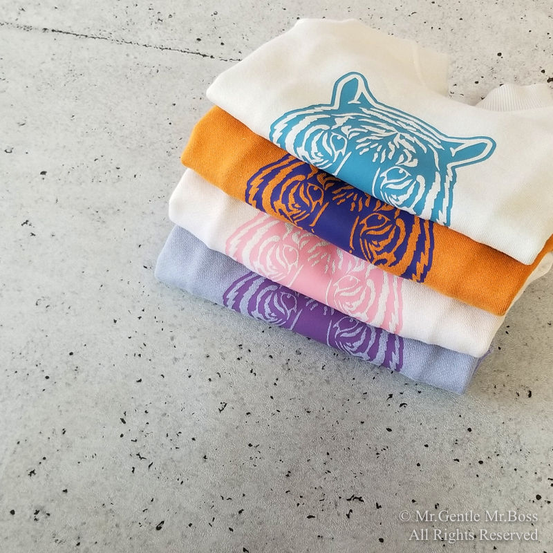 サムネイル： Tiger　厚手裏毛スウェット　テラコッタ