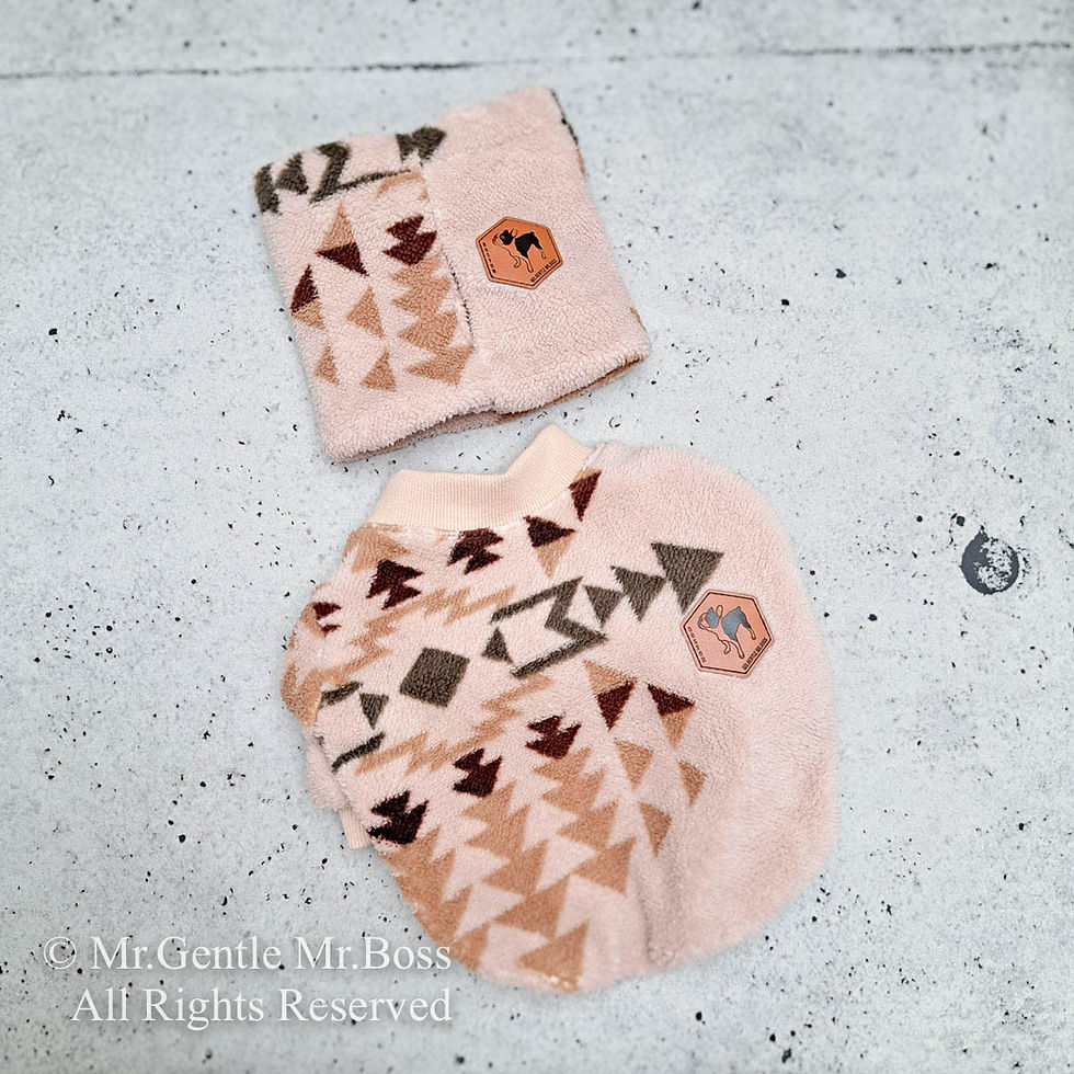 サムネイル： 耳までぬくぬくNeck Wamer　チーフジョセフ柄　 Beige