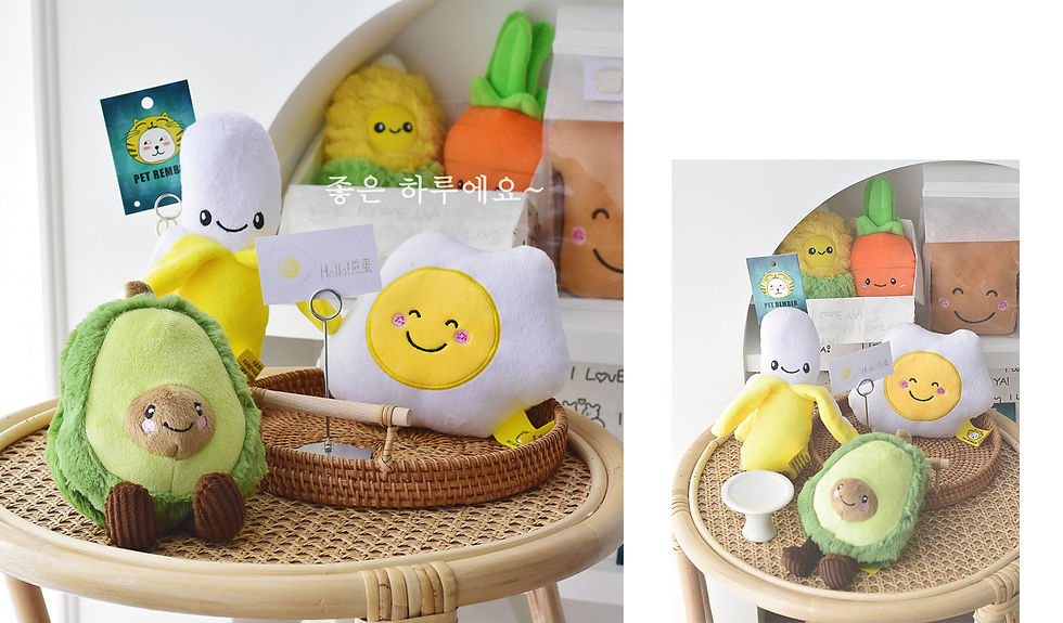 サムネイル： Dog Toy-Bananaちゃん　音が鳴る