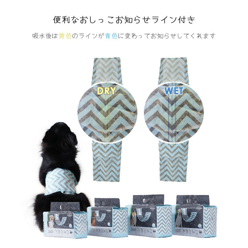 サムネイル： 【M-PETS】男の子用CARBONオムツ