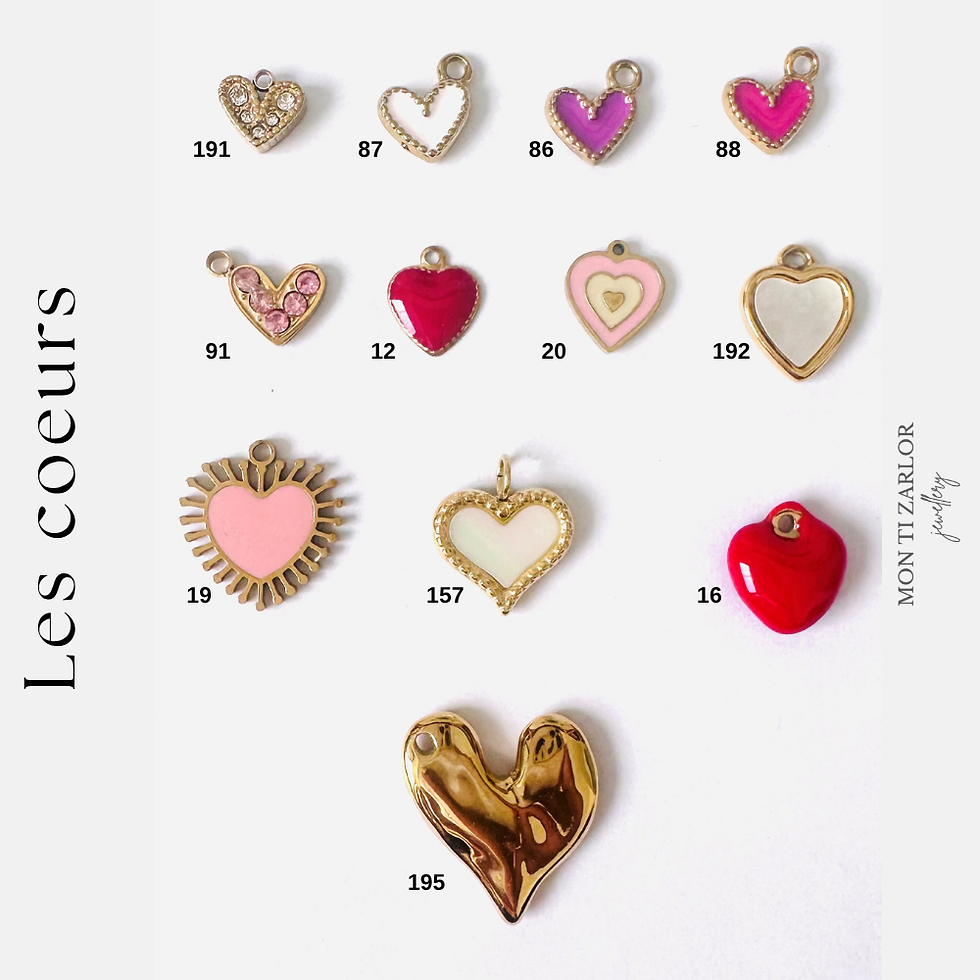 Miniature : Bracelet personnalisable charms , lettres & chiffres  (Doré)