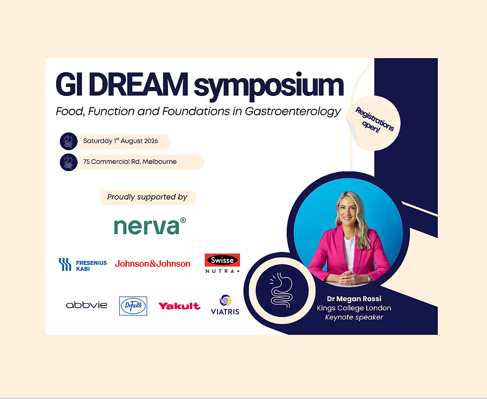 GI DREAM Symposium - Food, Function & Foundations in Gastroenterology