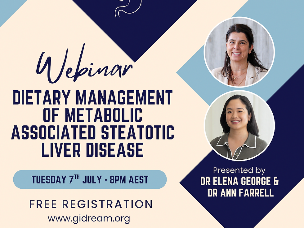 JGH Foundation Webinar - Dietary Management of MASLD