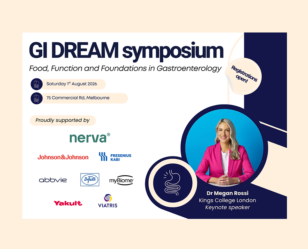 GI DREAM Symposium - Food, Function & Foundations in Gastroenterology