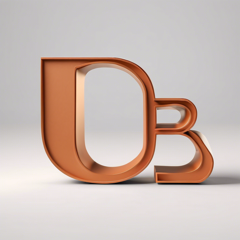 Channeled Letter B