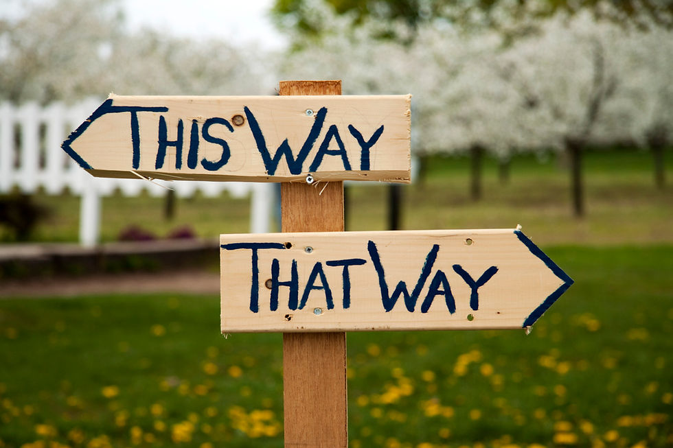 This way or that?