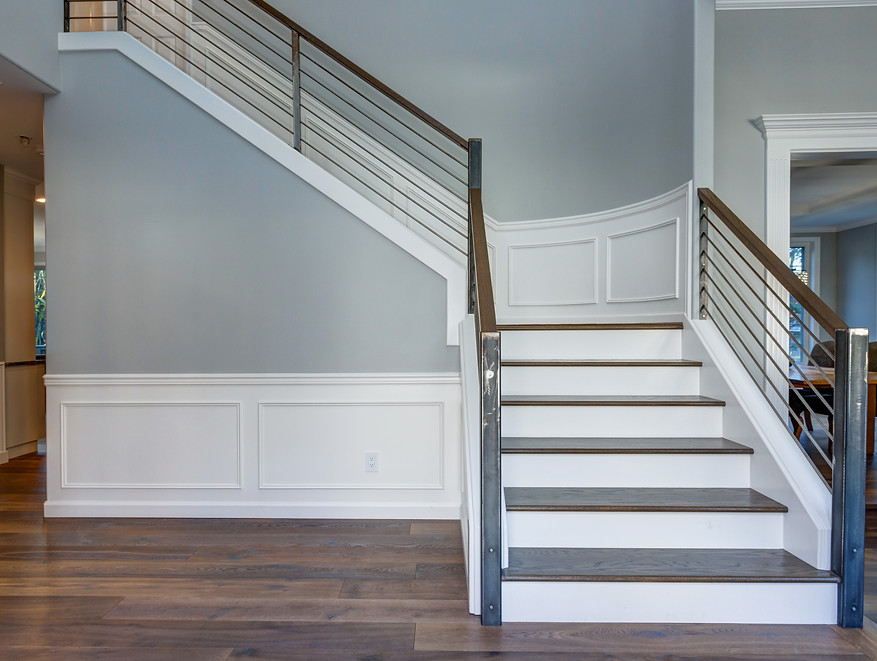 Luxury custom built home interior. Stunn