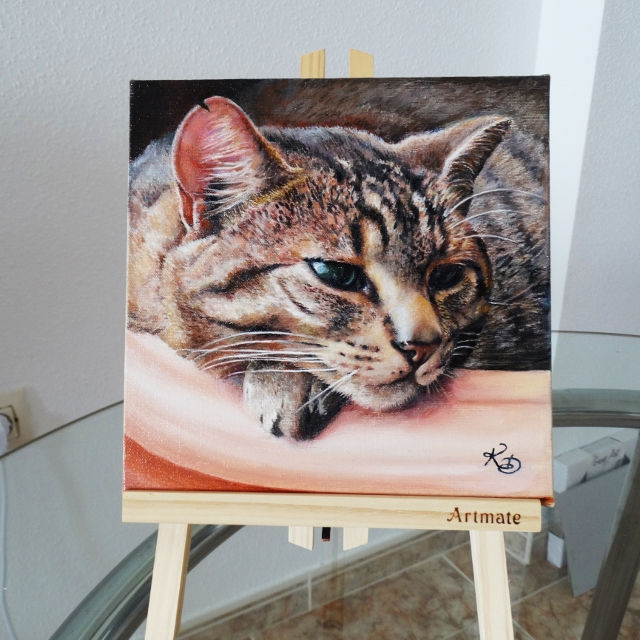 Oil Painting on Canvas Commission - 30cm x 30cm