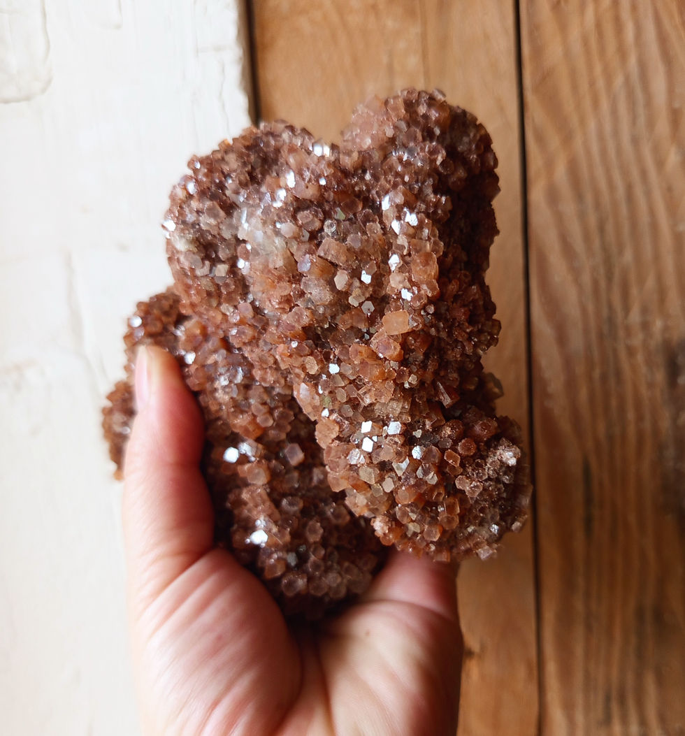 Miniature : Aragonite du Maroc, 1kg.