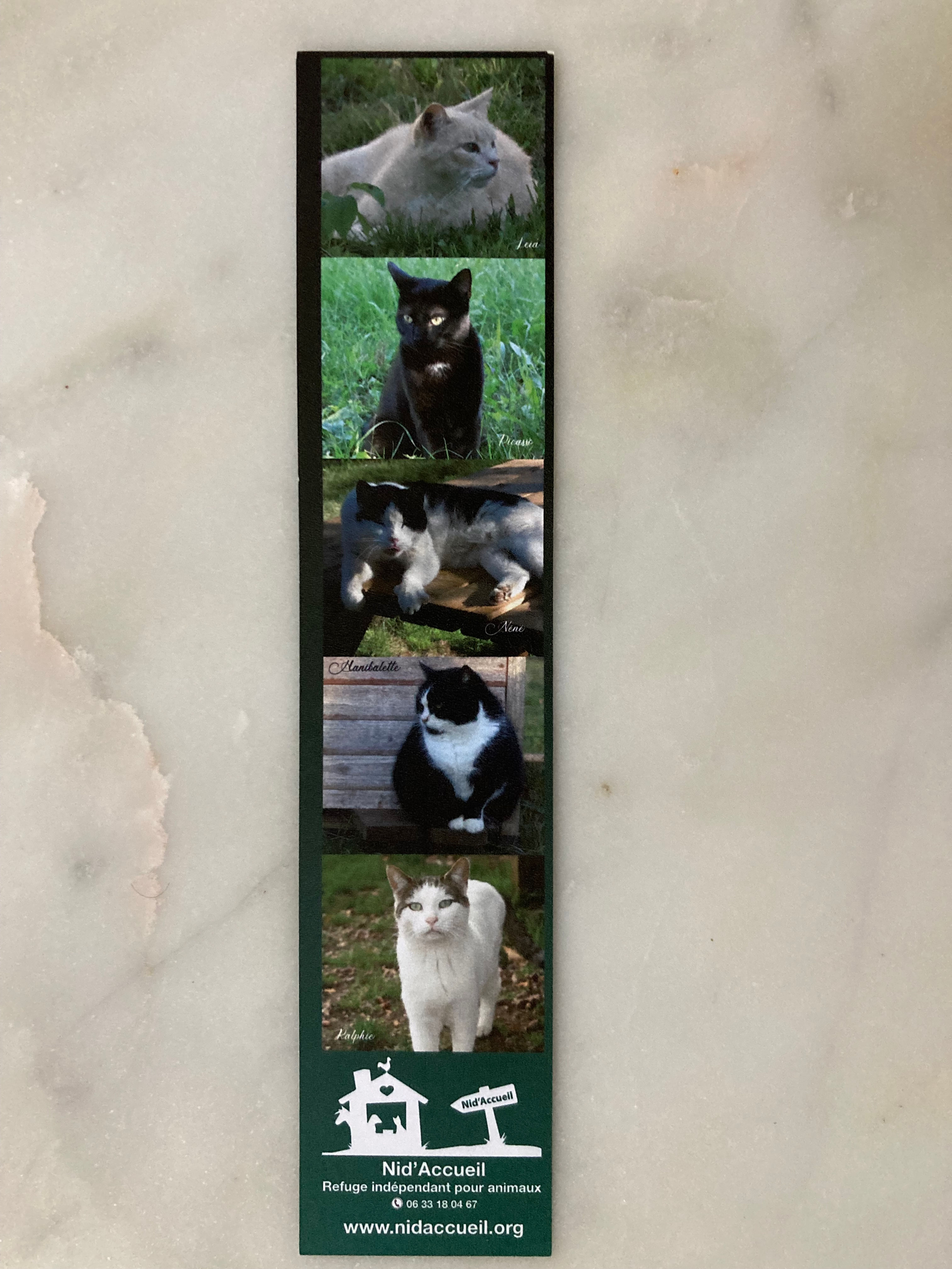 Marque page Nid'Accueil