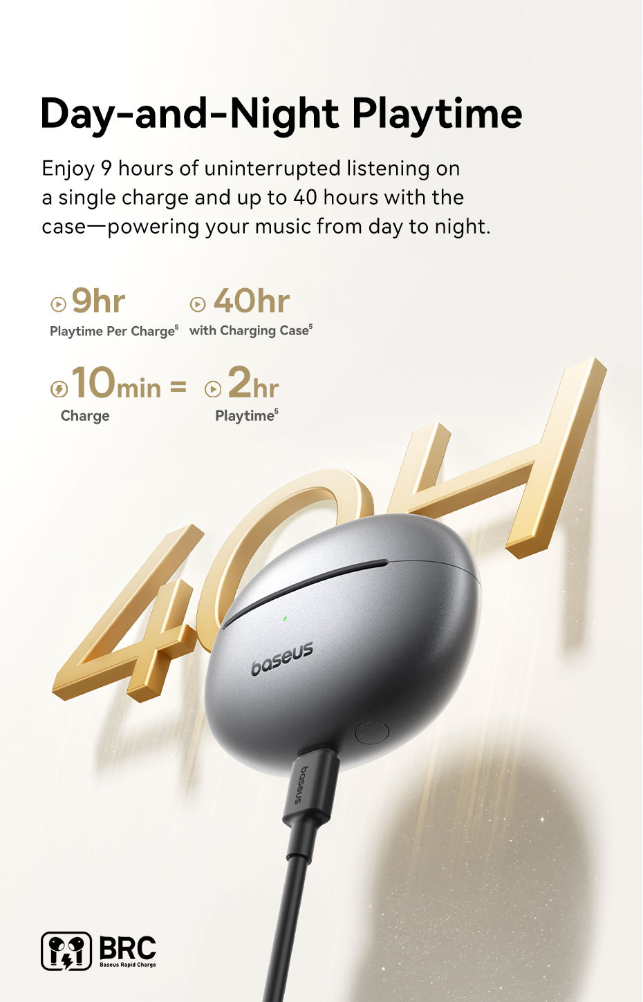 Thumbnail: Baseus MC1 Pro Ear Clip Wireless Earphones Bluetooth 6.0 Hi-Res Ultra Open Earbu