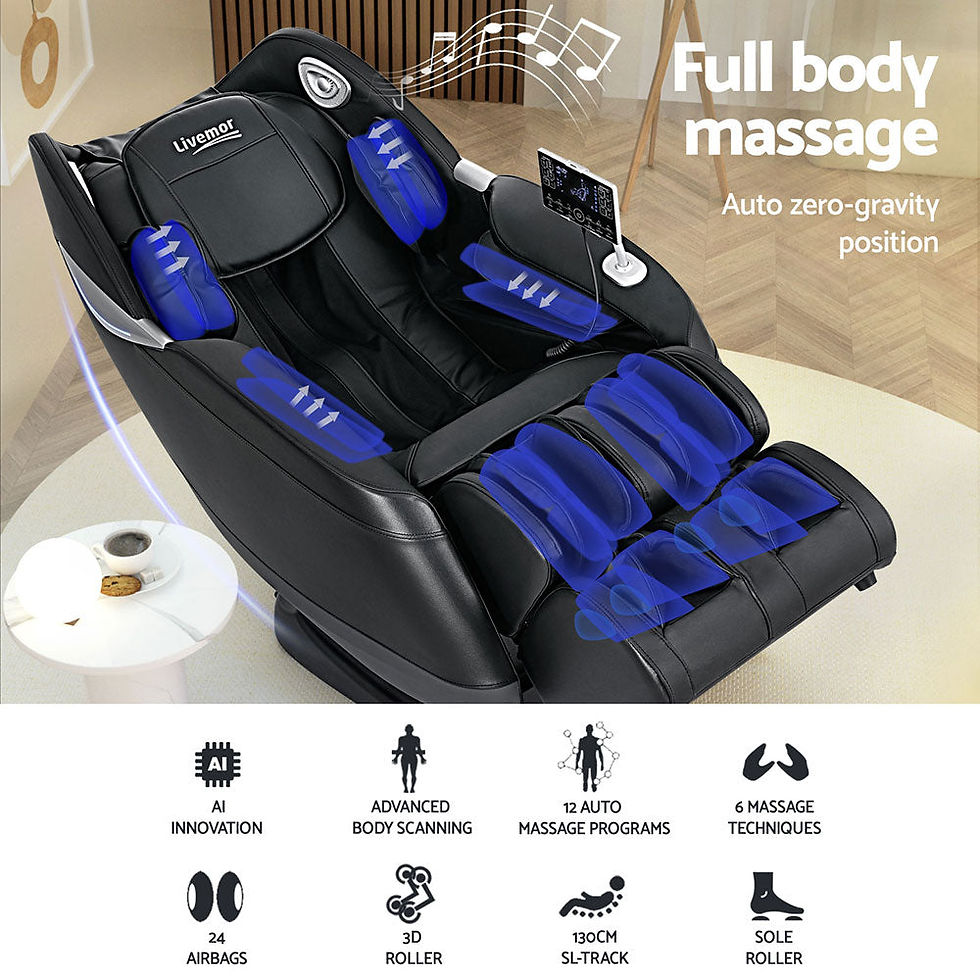 Thumbnail: Livemor Massage Chair Electric Recliner Home 3D Massager Flynn