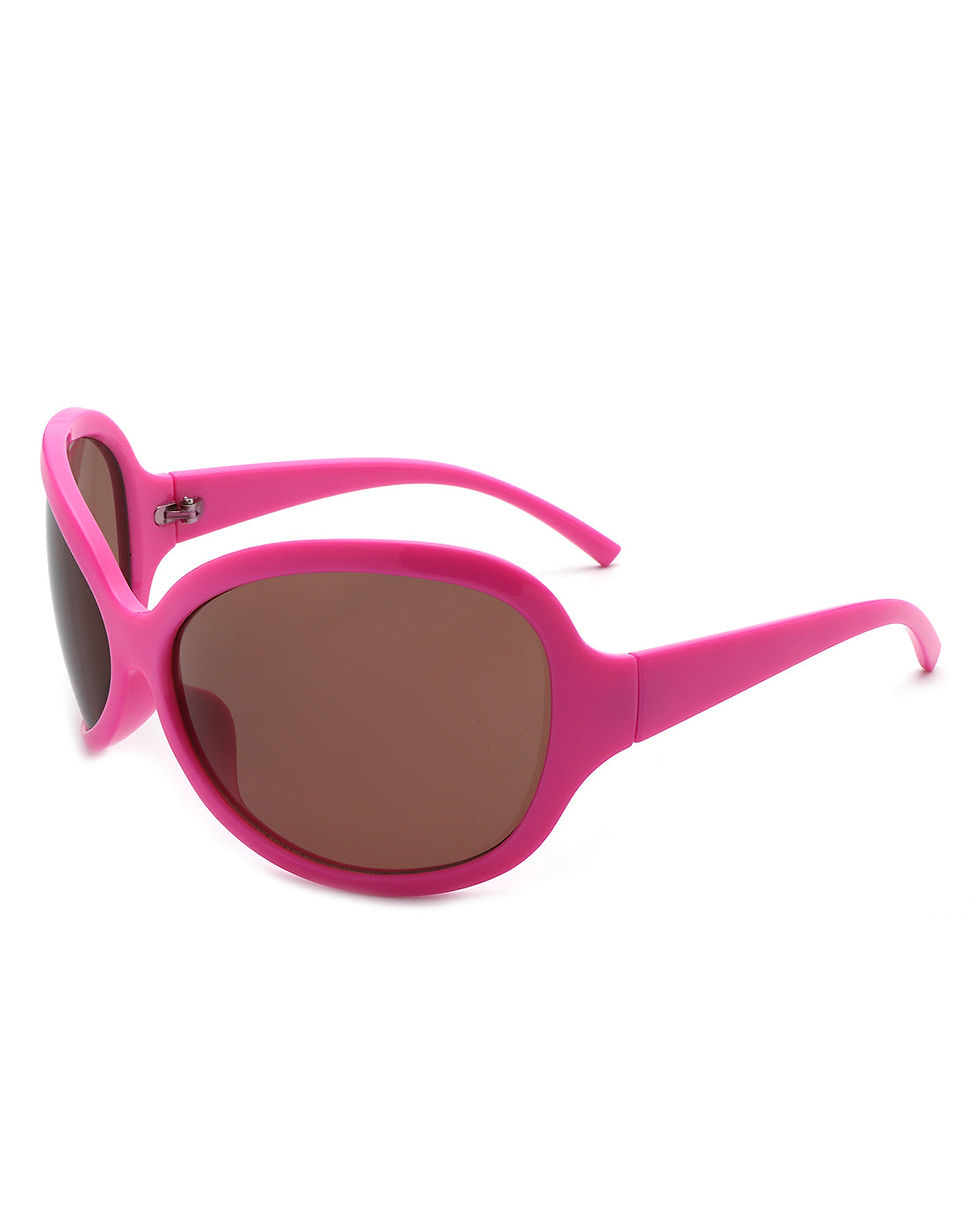 Thumbnail: Luna - Oversized Triangle Butterfly Shape Women's Sunglasses