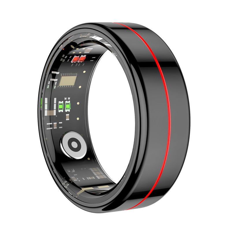 Thumbnail: 2025 R04 Smart Ring Men Women with Charging Case, Health and Sleep Monitor, 5ATM