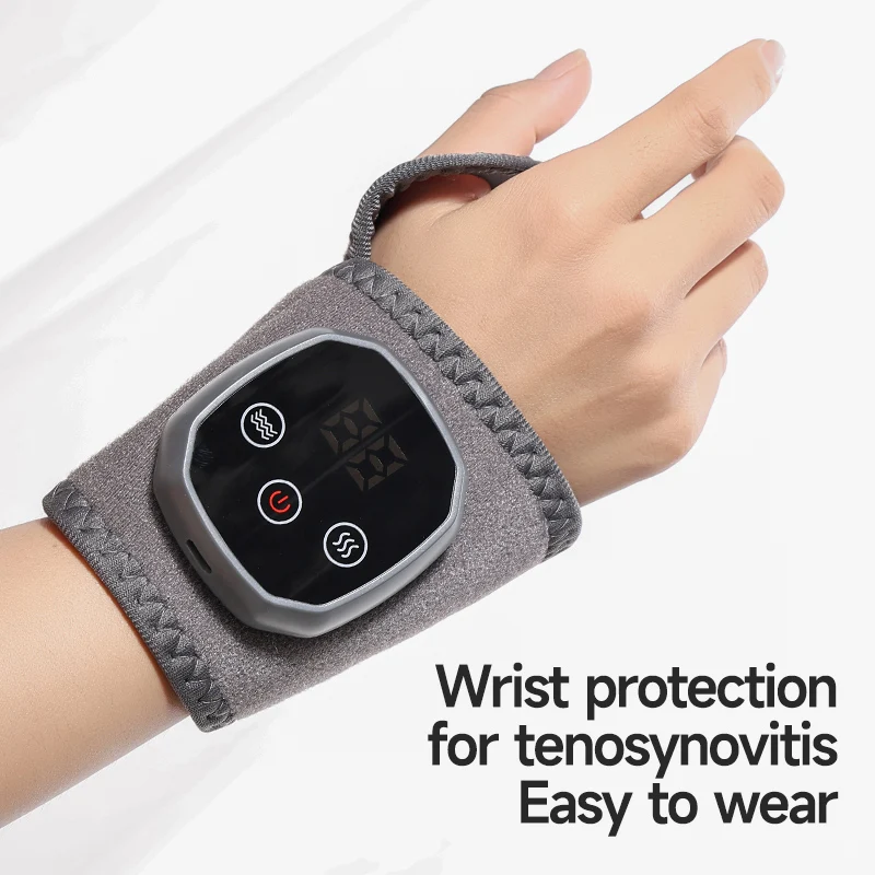 Thumbnail: Electric Heat and Vibration Ankle Wrist Massager Hot Compress Therapy Ankle Mass
