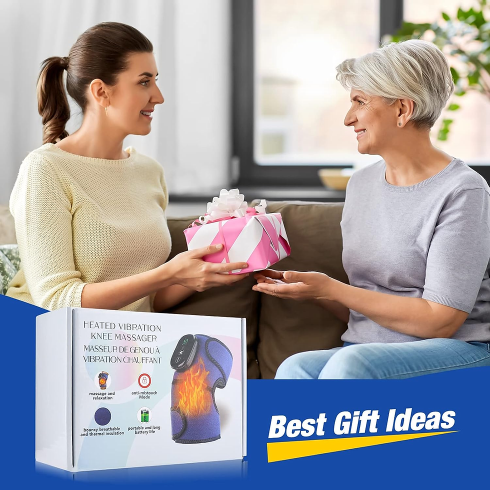 Thumbnail: FSA Eligible Knee Massager with Heat and Vibration, Knee Heating Pad for Arthrit