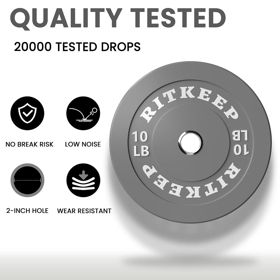 Thumbnail: 2" Olympic Low Bounce Color Rubber Bumper Weight Plates