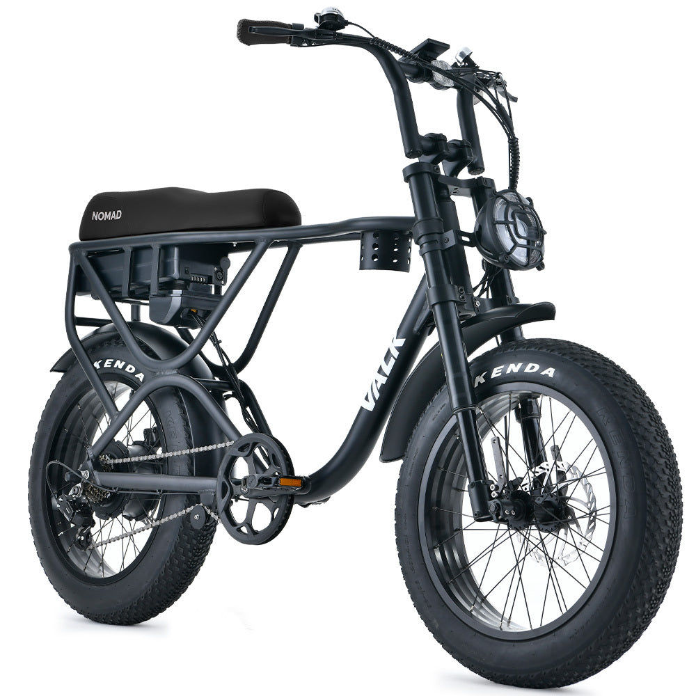 NNEMB Electric Fat Tyre Bike, 500W, 45km/hr, Throttle ebike, Disc Brakes, Shiman