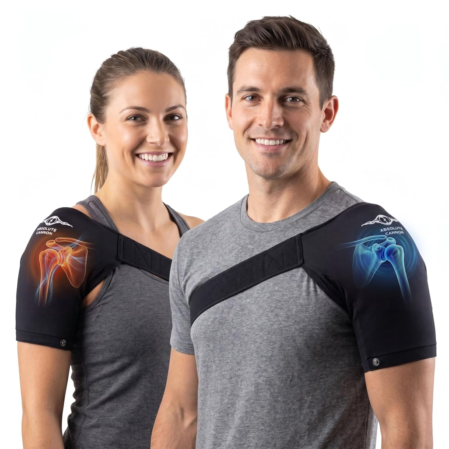 Hot & Cold Shoulder Brace for Men & Women - Rotator Cuff Shoulder Brace - Compre
