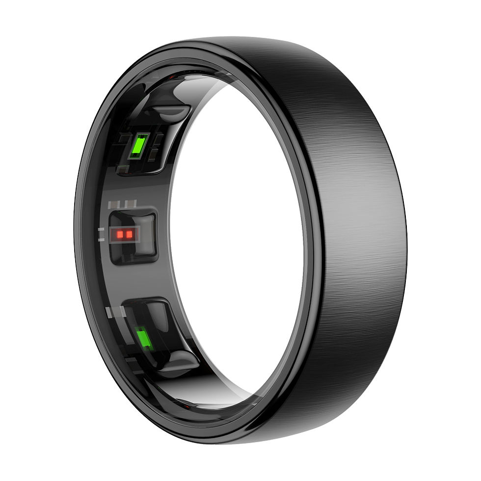 Thumbnail: Uhoofit R10 Smart Ring with Charging Dock Men Women Health Sleep Heart Rate Moni