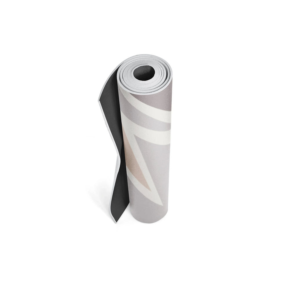 Thumbnail: Yoga Mat | 6mm Thick | Grey | Non-Slip | Eco Friendly | Yune Yoga | Oshima