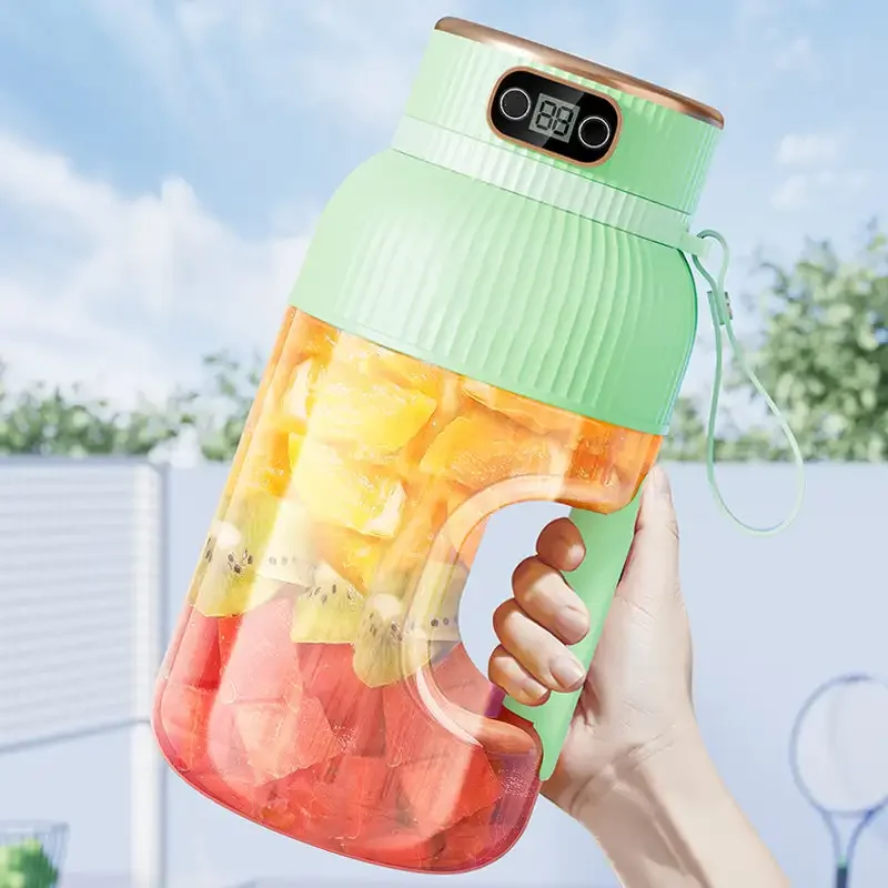 Thumbnail: New Portable Juicer Cup Multifunctional Digital Display USB Fruit Mixers Juicers