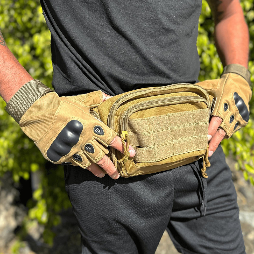 Thumbnail: Tactical Fingerless Airsoft Gloves for Outdoor Sports, Paintball, and