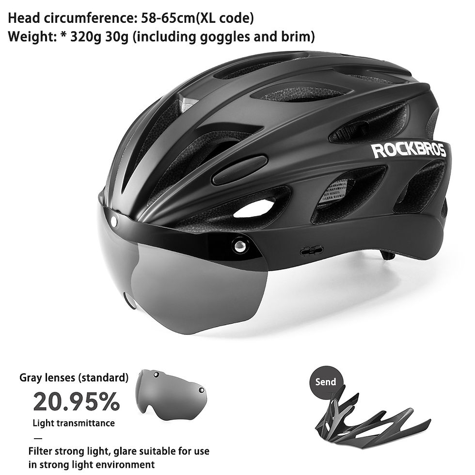 Thumbnail: ROCKBROS Ultralight Bicycle Helmet Unisex Adjustable Breathable MTB Road Bike Sa