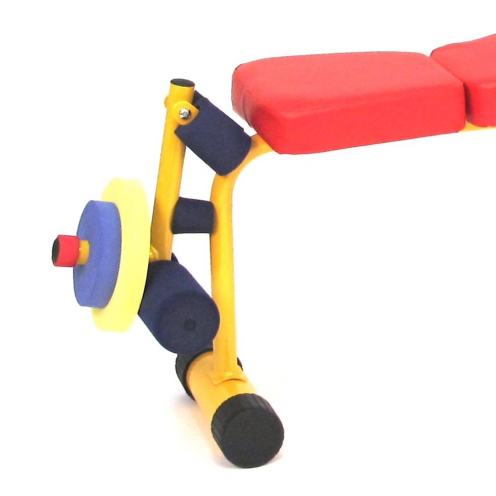 Thumbnail: Fun & Fitness for Kids Children'S Exercise and Weight Lift Bench Set