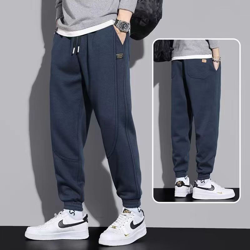 Thumbnail: 2021 Spring Autumn Joggers Men Jogging Sweatpants Sportswear Knit Tracksuit Spor