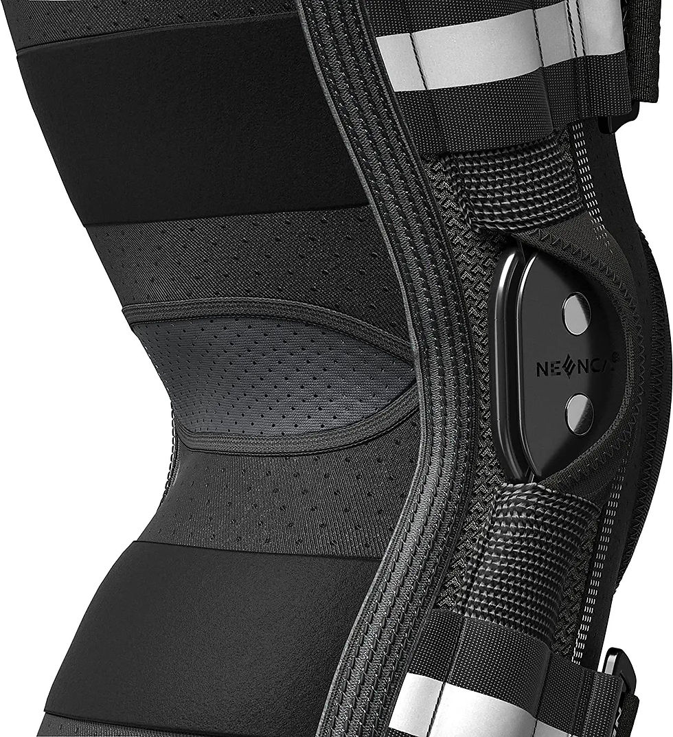 Thumbnail: Knee Brace with Copper Side Stabilizers XL Medical Knee Support Black