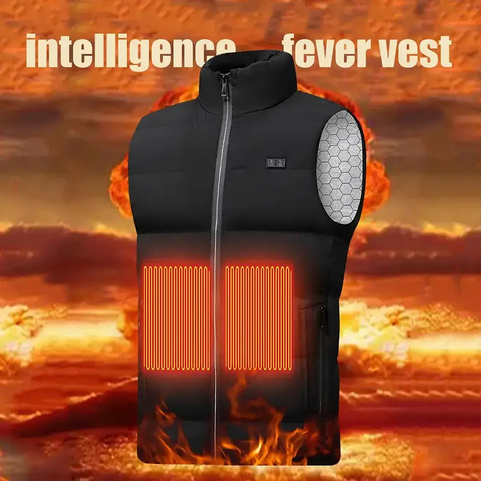 Thumbnail: Winter Smart Control Lights Out Heating Vest Jackets Thermal Clothing