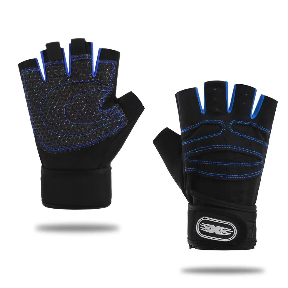 Thumbnail: Unisex Gym Gloves with Wrist Support