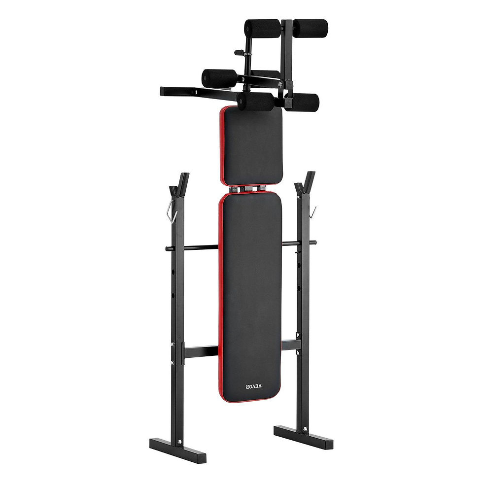 Thumbnail: VEVOR Weight Bench, Multi-Functional Adjustable Weight Bench Press for Full Body