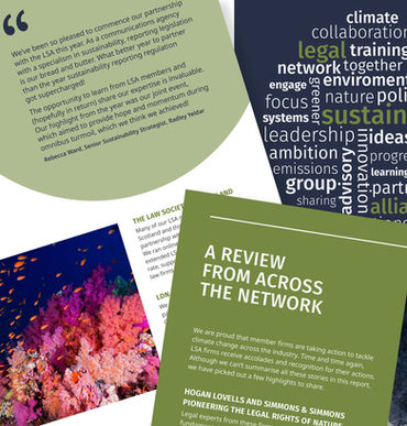 Legal Sustainability Alliance brochures and report