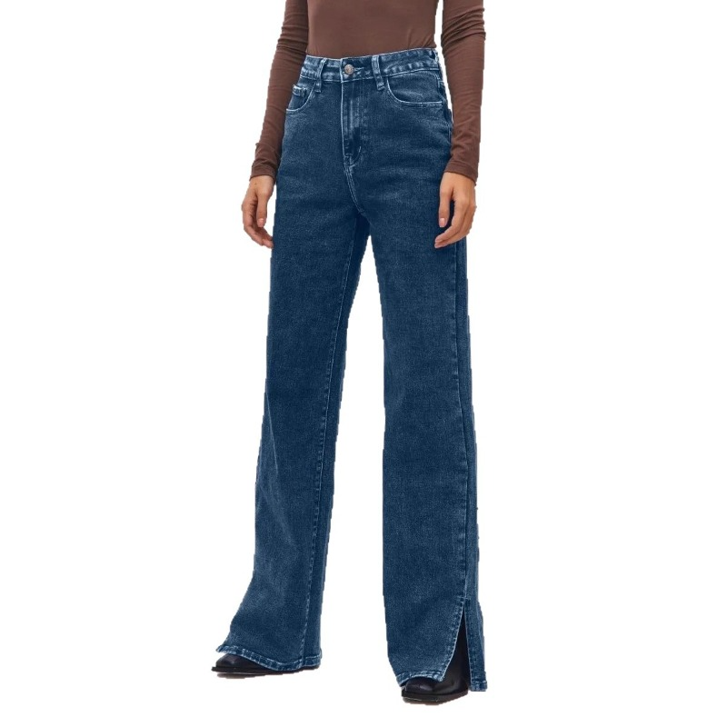 Thumbnail: Fashion Is Not Outdated Women's Elastic Wide-leg Jeans Women's European and Amer