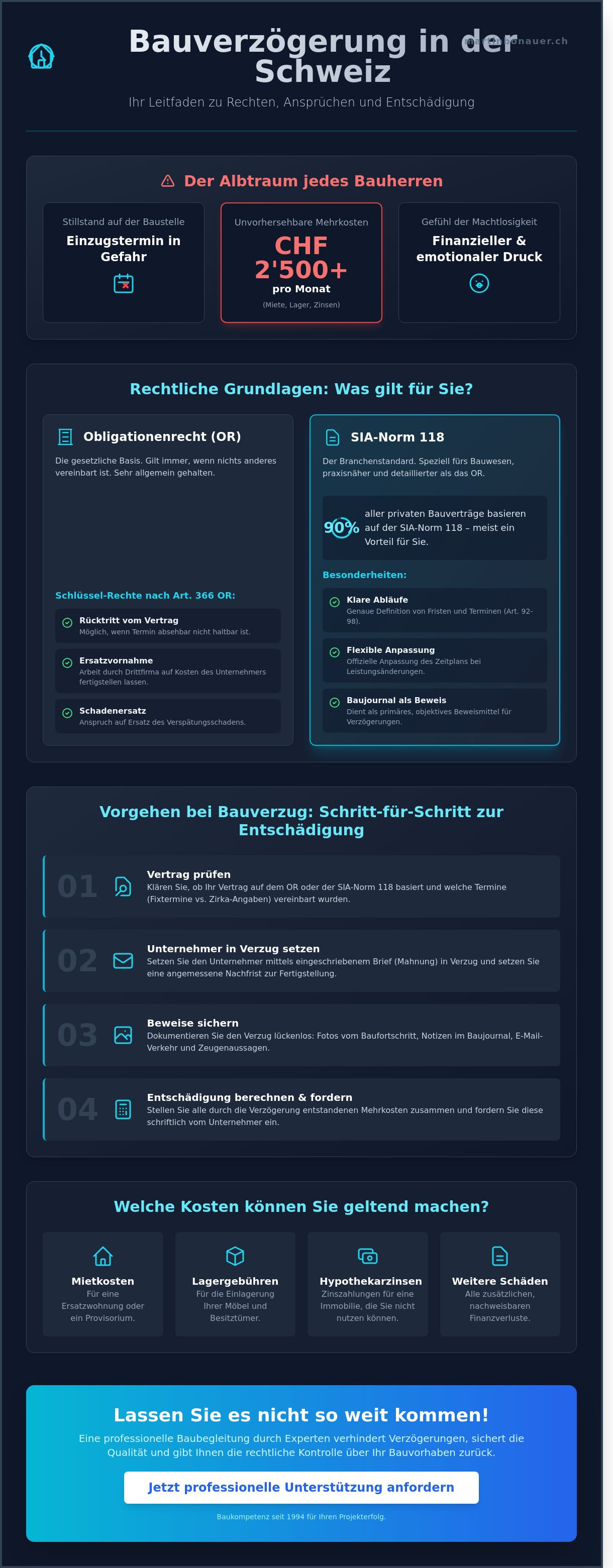 Bauverzögerung entschädigung