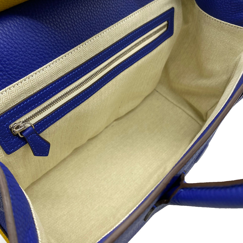 Thumbnail: 「Amelia」Cow Leather Tote Bag