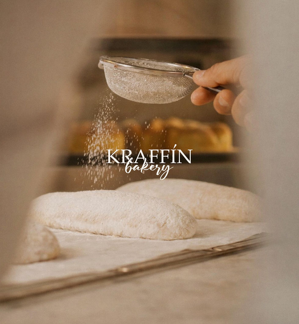 kraffin bakery fresh bread product photography branding