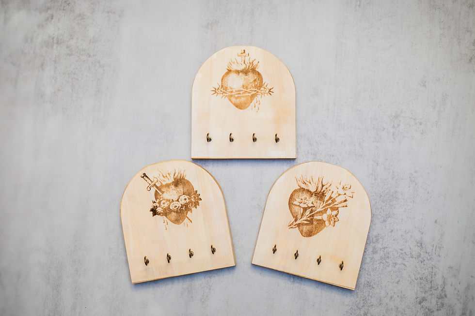 Thumbnail: Holy Image Rosary Wall Hanger