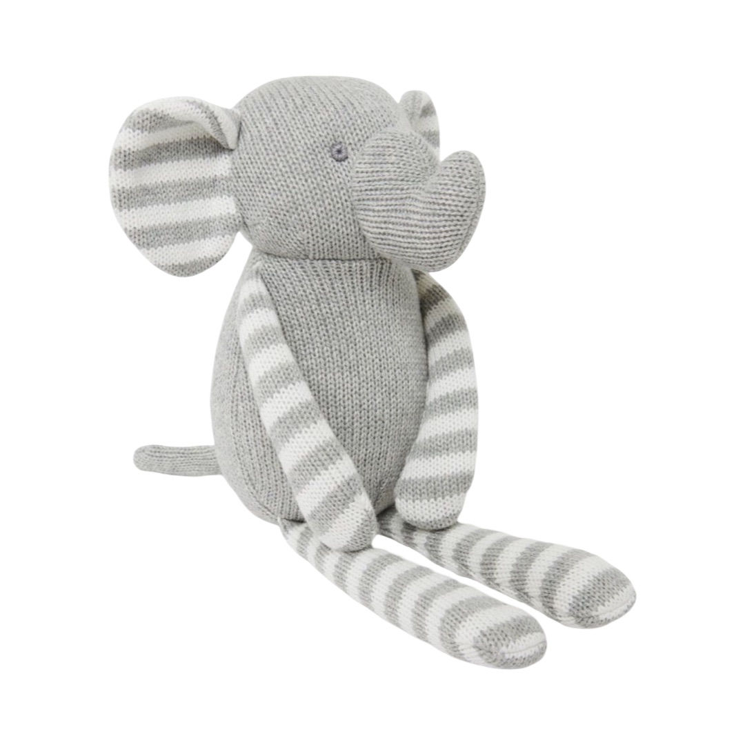 Knitted Elephant - Pure Baby
