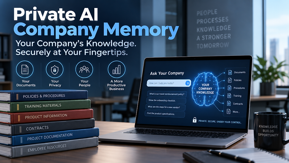 Private AI Company Memory: Turn Your Business Knowledge Into a Secure, Searchable Asset
