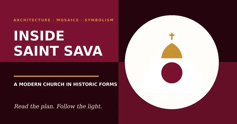 inside the saint sava church
