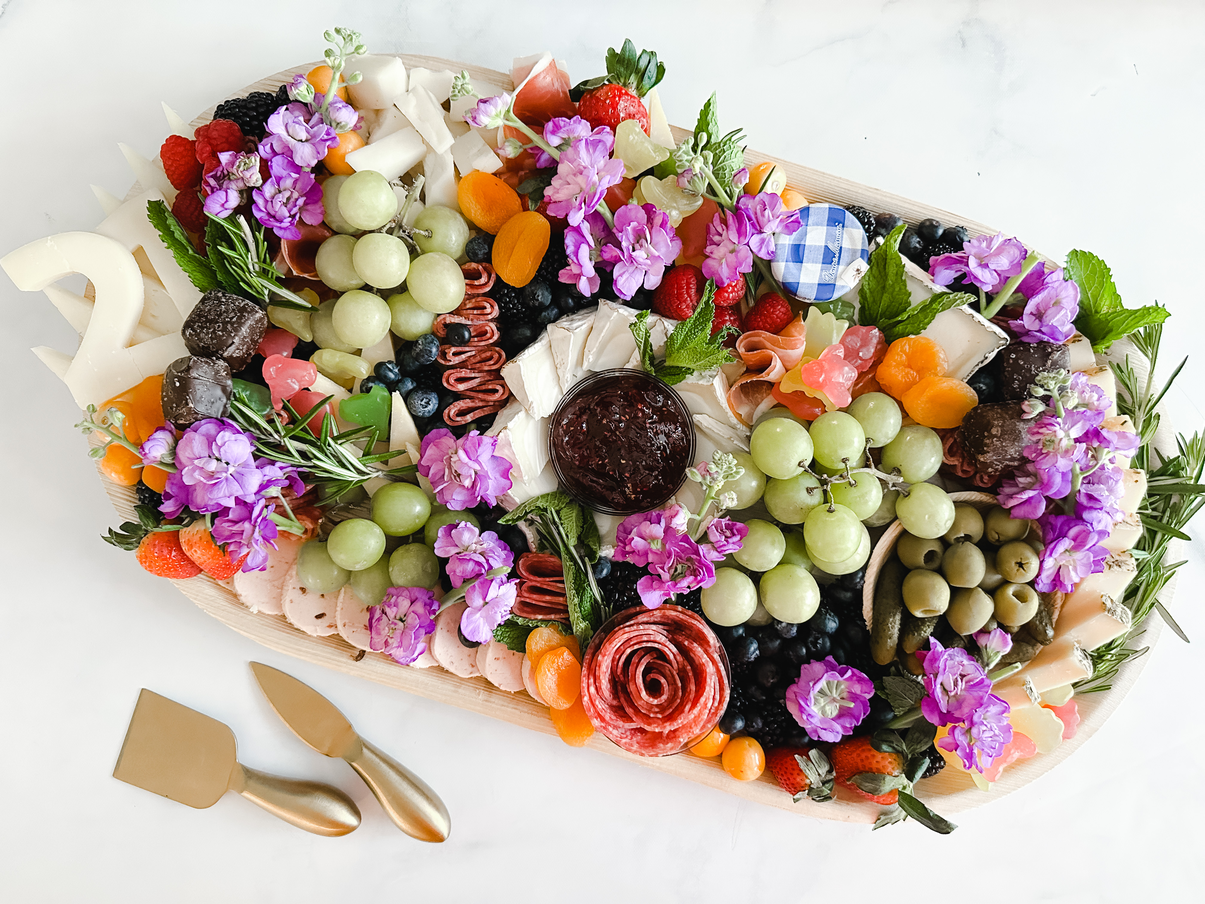 Arranged Food and Objects