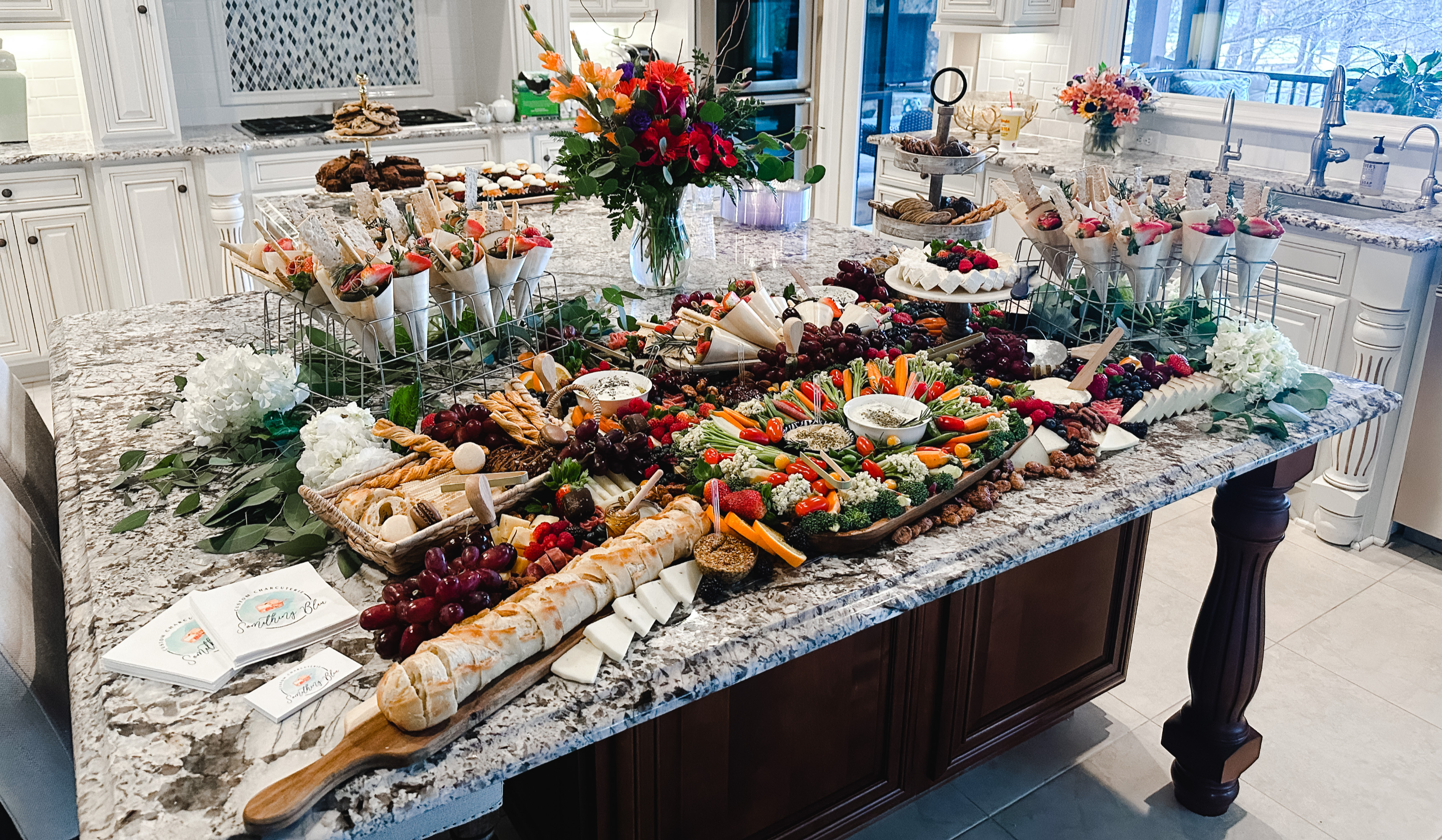 Arranged Food and Objects